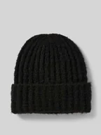 Czapki damskie - Czapka beanie z prążkowanej dzianiny model ‘PYRON’ - miniaturka - grafika 1