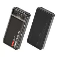 Powerbanki - Powerbank WEKOME WP-351 Vanguard Series 20000 mAh 20W + 22.5W Czarno-przezroczysty | Bezpłatny transport - miniaturka - grafika 1