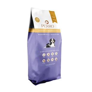 PERRO Karma sucha Junior Wołowina z batatami 9KG - Sucha karma dla psów - miniaturka - grafika 1