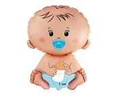 Balony i akcesoria - Balon foliowy, Bobas Chłopiec, 24" - miniaturka - grafika 1