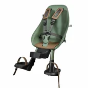 Foteliki rowerowe - Fotelik rowerowy Urban Iki  Front seat Icho Green/Kurumi Brown - miniaturka - grafika 1