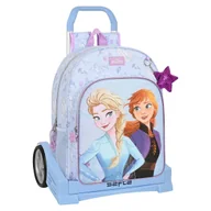 Plecaki szkolne i tornistry - Plecak szkolny na kółkach Frozen Believe fioletowy 33 x 42 x 14 cm - miniaturka - grafika 1