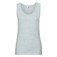 Koszulki i topy damskie - Koszulka damska Valueweight Vest Fruit of the Loom - Heather Grey M - miniaturka - grafika 1