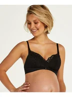 Biustonosze ciążowe - Hunkemöller Biustonosz w kolorze czarnym do karmienia - miniaturka - grafika 1