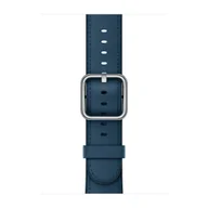 Akcesoria do smartwatchy - Apple Skórzany pasek z klamrą klasyczną w kolorze kosmicznego błękitu do koperty 38mm / 40mm / 41mm / 42mm - rozmiar S/M - miniaturka - grafika 1