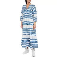 Sukienki - Replay Sukienka damska W9026, 020 Natural White/Blue, XL, 020 Natural White/Blue, XL - miniaturka - grafika 1