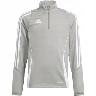 Bluza dla dzieci adidas Tiro 24 Training Top szara IR9363 140cm - Bluzy damskie - miniaturka - grafika 1
