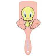 Szczotki do włosów dla dzieci - Tweety Looney Tunes Łososiowa szczotka do włosów, duża, plastikowa, płaska Uniwersalny - miniaturka - grafika 1