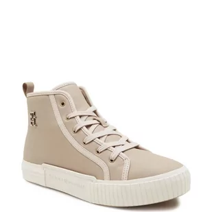 Tommy Hilfiger Skórzane trampki - Trampki damskie - miniaturka - grafika 1