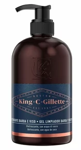 King C Gillette Detergente Barba e Viso - szampon do brody (350 ml) - Kosmetyki i akcesoria do pielęgnacji brody - miniaturka - grafika 1