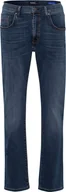 Spodnie męskie - Pioneer - Jeansy męskie RANDO, Megaflex (PO 16741.6688), kolor:blue/black used buffies (6806), rozmiar:W40, długość:L34 - miniaturka - grafika 1
