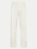 Spodnie męskie - Blend Spodnie materiałowe 20716614 Biały Straight Fit - miniaturka - grafika 1