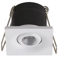 Lampy sufitowe - Ideus Sufitowa LAMPA regulowana GOL LED D 03890 metalowa OPRAWA stropowa wpust LED 1,6W 4000K kwadratowy biały 03890 - miniaturka - grafika 1