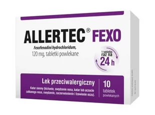 Polpharma Allertec Fexo 120 mg x 10 tabl powlekanych - Leki na alergię - miniaturka - grafika 1