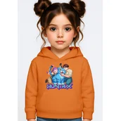 Bluzy dla dziewczynek - BLUZA DZIECIĘCA KPOP DEMON HUNTERS HUNTRIX 110-116 Z KAPTUREM BAWEŁNIANA - miniaturka - grafika 1
