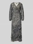 Sukienki - Długa sukienka w stylu kopertowym model ‘FELISIA’ - miniaturka - grafika 1