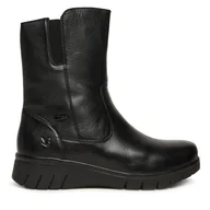 Botki damskie - Botki Caprice 9-26458-45 Czarny - miniaturka - grafika 1