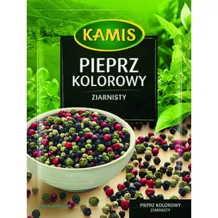 KAMIS Pieprz kolorowy kolorowy ziarnisty 16g 5900084203951 - Pieprz - miniaturka - grafika 1