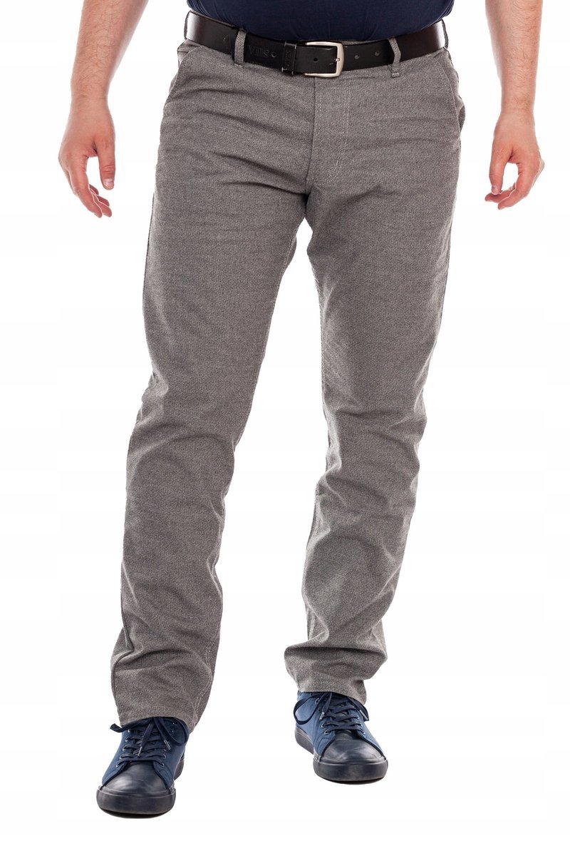 Męskie Spodnie Chinosy Bawełniane Polski Producent Wysoka Jakość 88 cm/L32