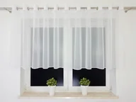 Firany - FIRANA GOTOWA WOAL NA PRZELOTKACH DO SALONU KUCHNI 400x110CM - miniaturka - grafika 1