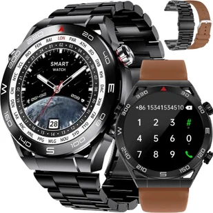 Gravity T13-PROF Czarny, Brązowy - Smartwatch - miniaturka - grafika 1