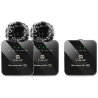 Mikrofony komputerowe - System bezprzewodowy PULUZ PU3154B 2 TX + 1 RX - miniaturka - grafika 1