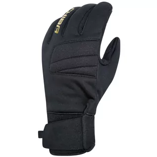 Rękawiczki - Rowerowe ocieplane zimowe rękawiczki CLASSIC, czarne - grafika 1