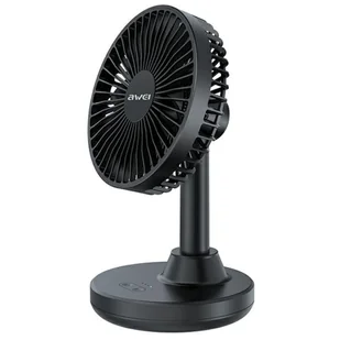 Wentylator AWEI Mini Wiatrak biurkowy F29 czarny/black - Wentylatory - miniaturka - grafika 1