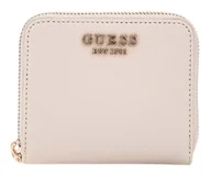 Portfele - GUESS Damski portfel Laurel SLG Small Zip Around, Bone - miniaturka - grafika 1