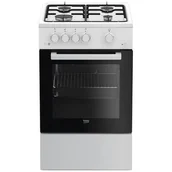 Kuchenki gazowe - Beko FSG 52020 FW - miniaturka - grafika 1