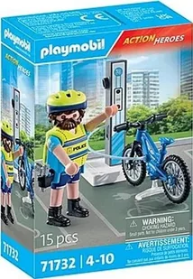 Playmobil Action Heroes 71732 Rowerowy Patrol Policji - Klocki - miniaturka - grafika 1