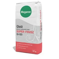Gipsy i gładzie gipsowe - Gładź gipsowa z polimerami biała SUPER-FINISZ 18 kg - miniaturka - grafika 1