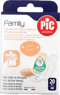 Apteczki i materiały opatrunkowe - Plastry antybakteryjne Pic Family (Pic Solution) - miniaturka - grafika 1