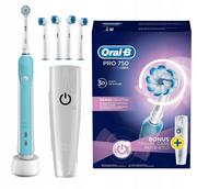 Szczoteczki elektryczne - Braun Oral-B Pro 750 Sensi Ultrathin - miniaturka - grafika 1