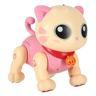 Kot kotek interaktywny zdalnie sterowany na pilota RC robot skacze śpiewa - Zabawki zdalnie sterowane - miniaturka - grafika 9