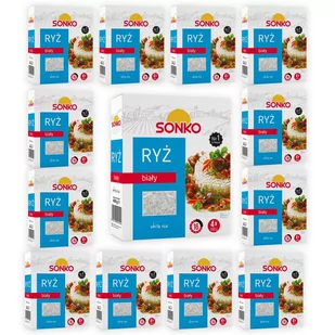 Sonko Ryż biały 400 g (4 x 100 g) x 12 sztuk - Ryż - miniaturka - grafika 1