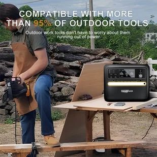 TALLPOWER V2400, generator solarny LiFePo4 2160Wh - Akumulatory ogólnego zastosowania - miniaturka - grafika 9