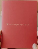Ozdoby bożonarodzeniowe - Książeczka "W te święta życzę Ci" - czerwień - praca zbiorowa - miniaturka - grafika 1