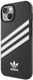Etui z klapką Adidas OR Booklet Case do Apple iPhone 12 Pro Max White-black (8718846083744) - Etui i futerały do telefonów - miniaturka - grafika 1