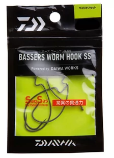 Daiwa bassers saqsas WORM Hook WOS zestaw rozm. 1/0 Wide Off-Hook 838900 - Inne akcesoria dla wędkarzy - miniaturka - grafika 1