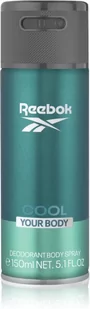 Reebok Cool Your Body Dezodorant Męski Spray 150ML - Dezodoranty i antyperspiranty dla kobiet - miniaturka - grafika 1