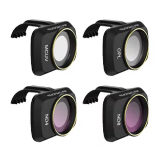 Zestaw 4 filtrów CPL ND 4/8 UV Sunnylife do DJI Mini 2 (MM-FI9257) - Akcesoria do drona - miniaturka - grafika 1
