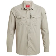 Koszulki sportowe męskie - Koszula męska Craghoppers NosiLife Adventure Long Sleeved Shirt III Rozmiar: XXL / Kolor: beżowy - miniaturka - grafika 1
