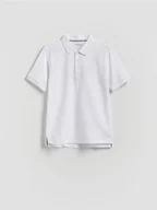 Koszulki dla chłopców - Reserved - T-shirt polo - biały - miniaturka - grafika 1