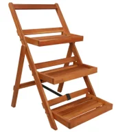 Kwietniki - Stojak na rośliny z drewna akacji F1-S65 - miniaturka - grafika 1