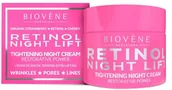 Kremy do twarzy - Krem do twarzy Biovene Retinol Night Lift Tightening Night Cream Restorative Power 50 ml (8436575095059) - miniaturka - grafika 1
