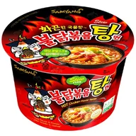 Kuchnie świata - Samyang Ramyun Stew Type o smaku ostrego kurczaka w ognistym bulionie, duża micha 120g - Samyang 2384-uniw - miniaturka - grafika 1