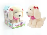 Zabawki interaktywne dla dzieci - HH POLAND SA, Pies pluszowy pudel z dźwiękiem - miniaturka - grafika 1