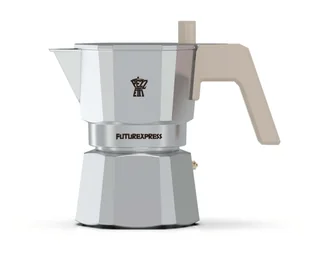 PEZZETTI FUTUREXPRESS Aluminiowa kawiarka (1 filiżanka) - Srebrny - Zaparzacze i kawiarki - miniaturka - grafika 1