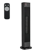 Ogrzewanie przenośne - Termowentylator z pilotem, obrotowy, 2000 W, 76,5 cm, czarny, NTH20-22GR, Midea - miniaturka - grafika 1